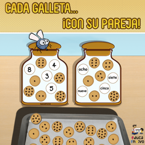 Picture of ¡Cada galleta con su pareja! – Matemáticas divertidas