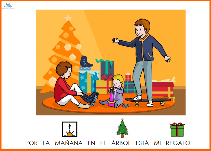 Un cuento de Navidad con pictogramas elaborado por la plataforma YoSoyVisual