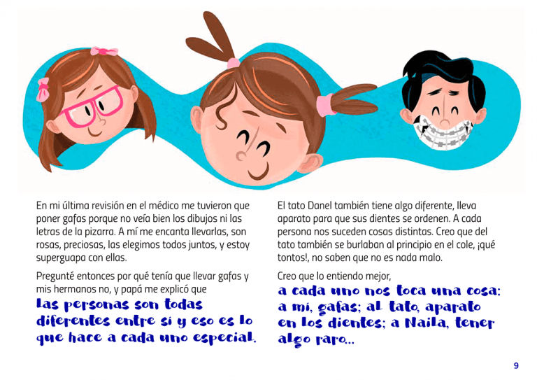 cuento sobra la diversidad corto La Cigüeña Añil