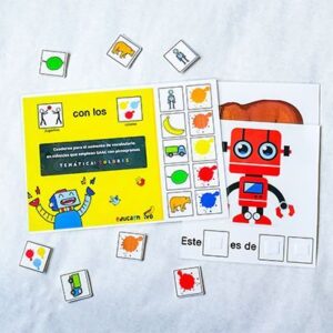 pictogramas colores cuaderno saac para trabajar los colores 1