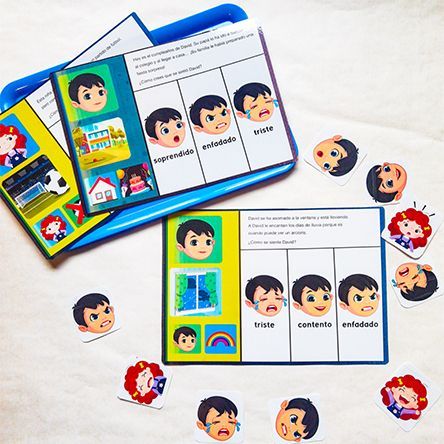 Juego de emociones para niños, inferencias y teoría de la mente