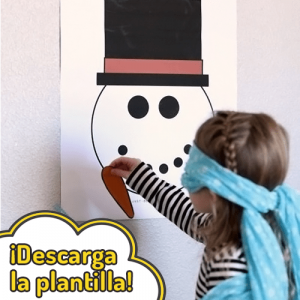 Picture of Juego de Navidad : ¡ponle la nariz al muñeco de nieve!