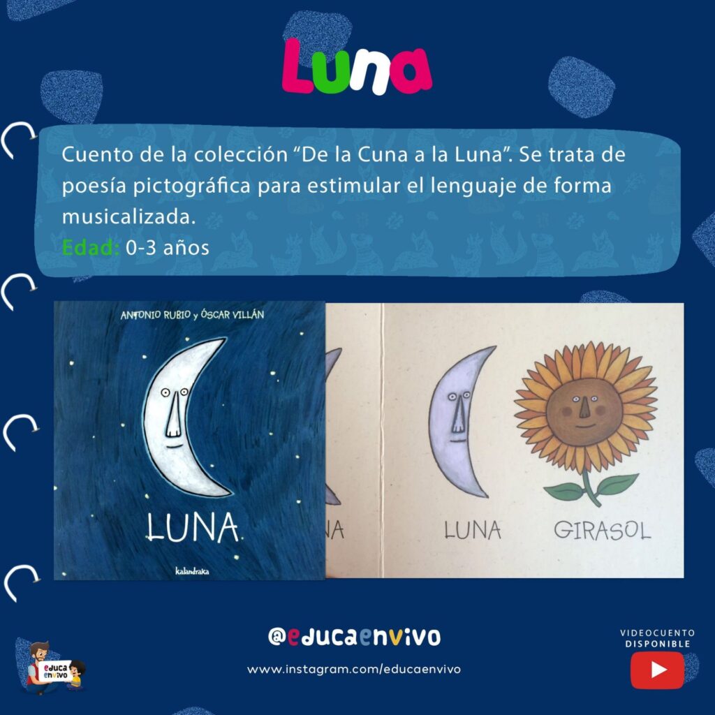 Luna cuento para dormir de la editorial Kalandraka