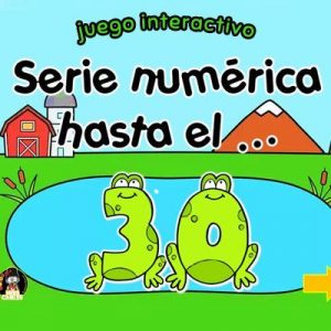 juego interactivo para completar la serie numérica