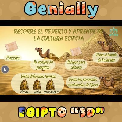 genially egipto rutas virtuales en 3D