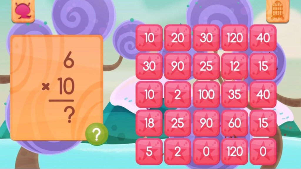 Pet Bingo app para jugar con multiplicaciones