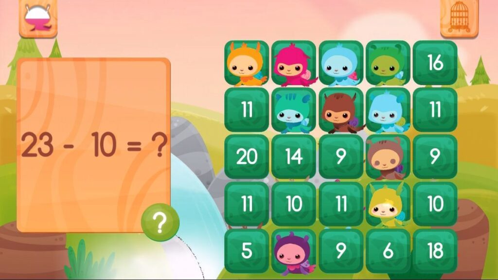 Pet Bingo app para jugar con restas
