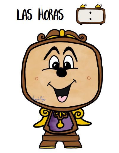 juego para aprender las horas con Dindon por mansdeouro