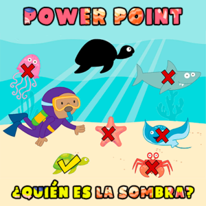 sombra sombrita juego para trabajar la atención encontrando de quién es la sombra