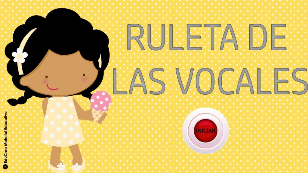 ruleta de las vocales en powerpoint