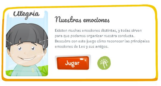 página online con juegos interactivos de emociones