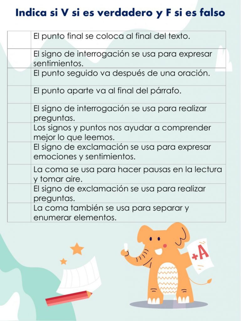 materiales para aprender a usar correctamente los signos de puntuación adecuadamente