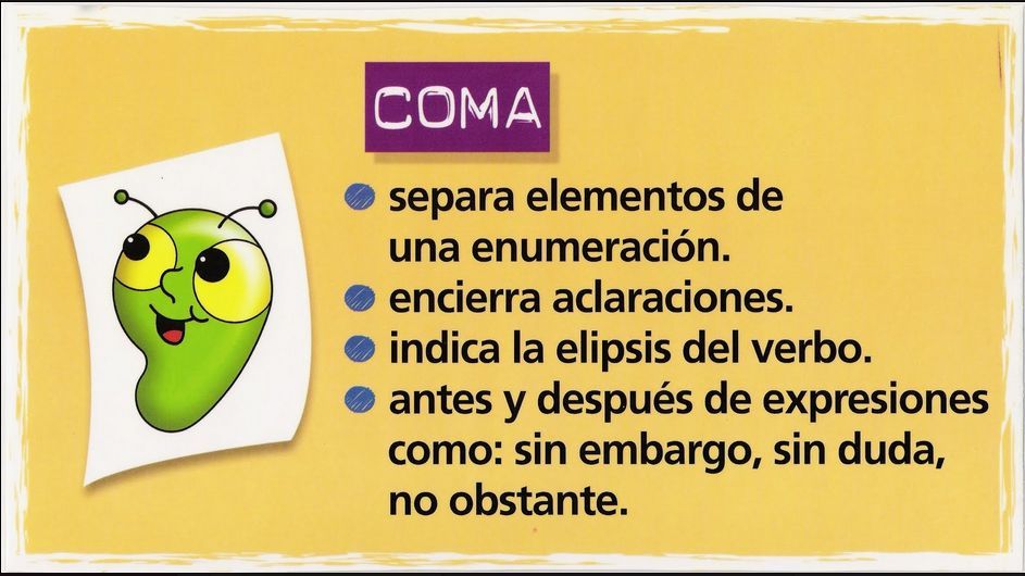 materiales para aprender a usar correctamente los signos de puntuación adecuadamente