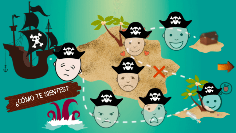asamblea interactiva infantil con temática pirata