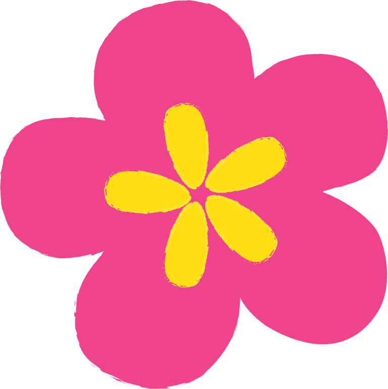 flor para la decoración de primavera en el aula de infantil