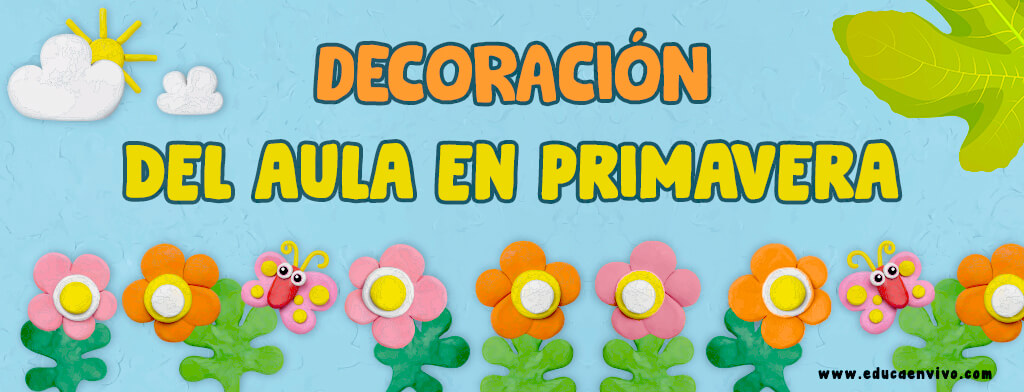 Obligar Puerto autobús Recursos para la Decoración de Primavera en el Aula de Infantil