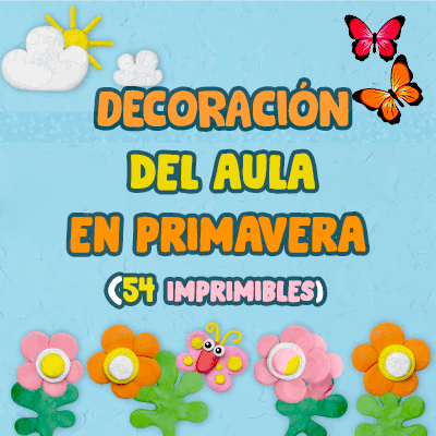 recursos para la decoración de primavera en el aula de infantil