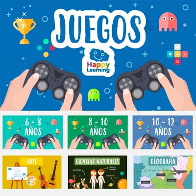 juegos educativos online para primaria de Happylearning español