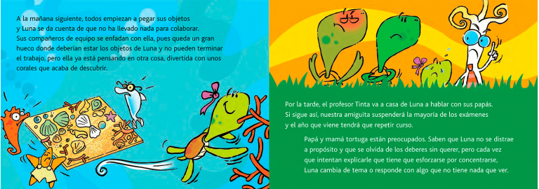 cuento infantil para leer gratis luna destaca en el colegio