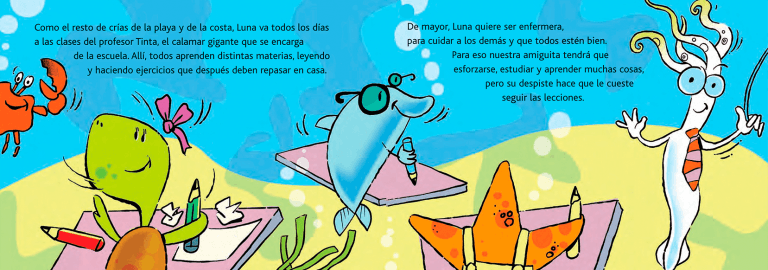 cuento infantil para leer gratis luna destaca en el colegio