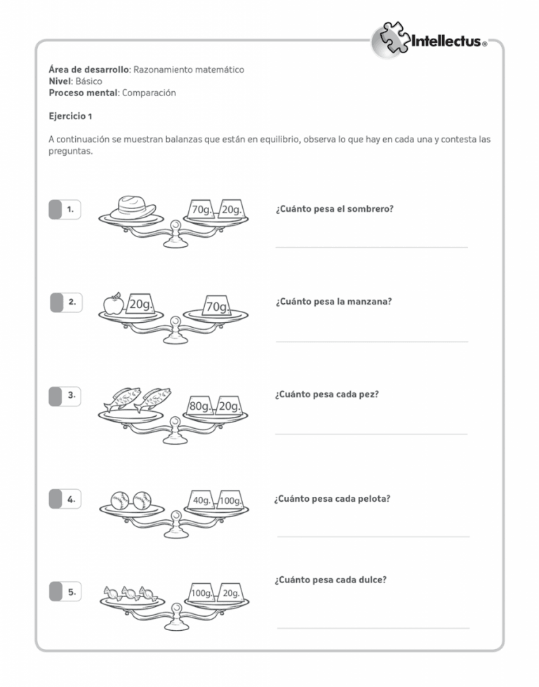 Ejercicios de razonamiento logico matematico para Primaria para imprimir