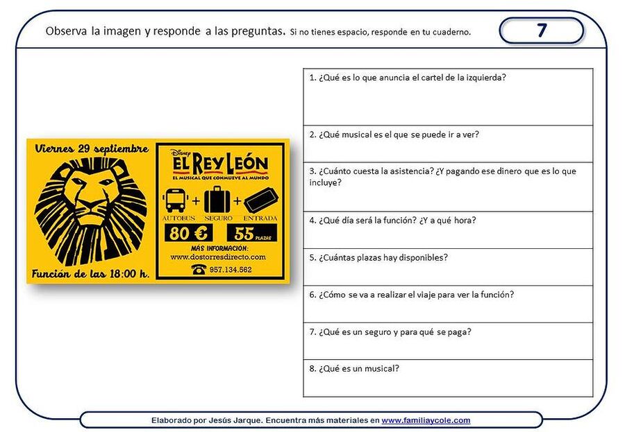 Comprensión lectora 5 primaria: Lecturas y Fichas en PDF